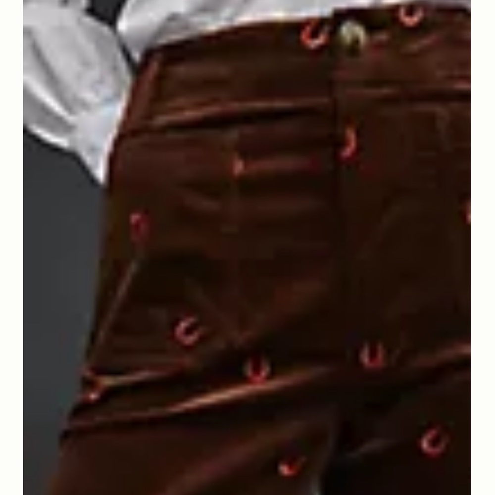 Maeve The Colette Corduroy Wide-Leg Crop Pants - Picture 4 of 5